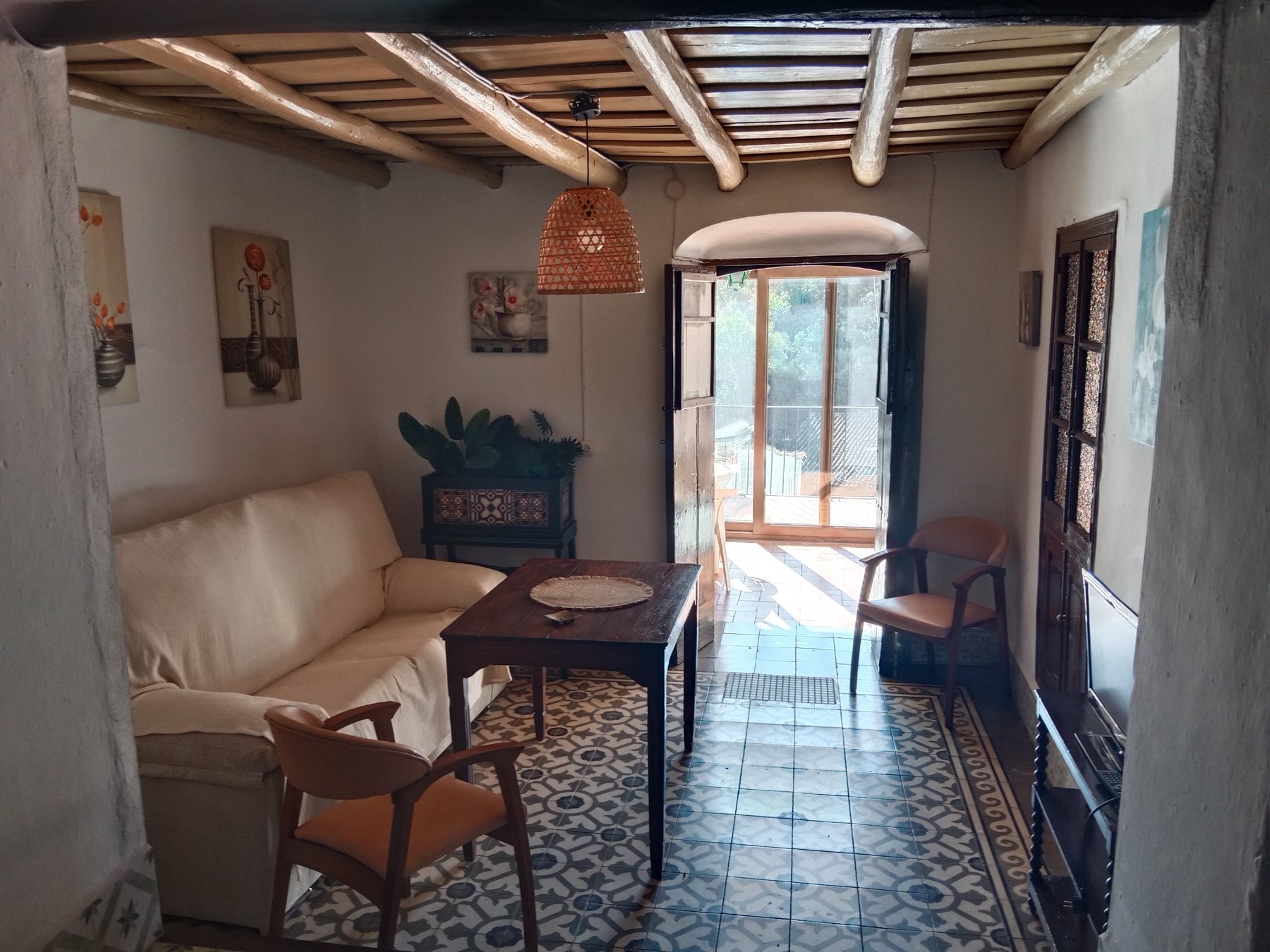 Salón con chimenea Doña Cristina